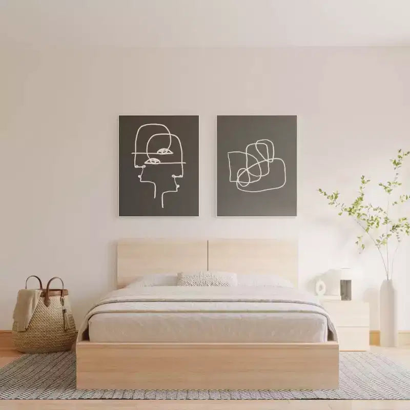 Set camera da letto 3 pezzi James Nexera Queen