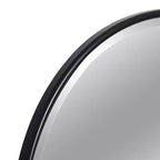Specchio basculante da bagno Dovelina con cornice in metallo, set da 2 specchi da appendere