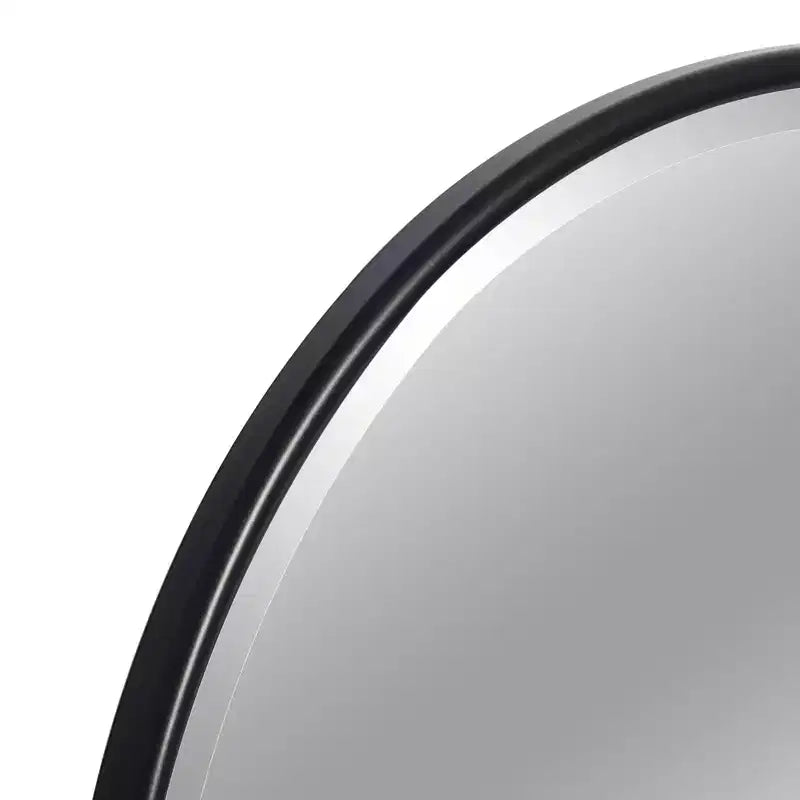 Specchio basculante da bagno Dovelina con cornice in metallo, set da 2 specchi da appendere