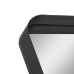 Dovelina Specchio da Parete Rettangolare con Cornice in Metallo Specchio da Bagno per Vanity