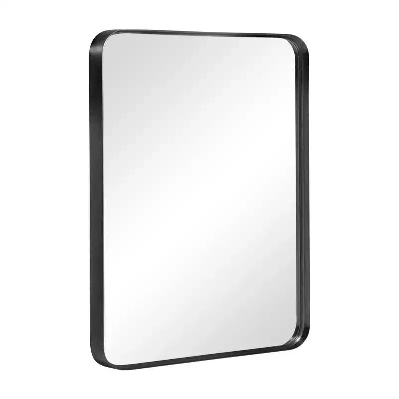 Dovelina Specchio da Parete Rettangolare con Cornice in Metallo Specchio da Bagno per Vanity