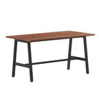 Tavolo da conferenza Flash Furniture Redmond Commercial 60x30 con piano in laminato a doppia faccia spesso 1" con bordo in PVC e base in acciaio resistente a forma di A