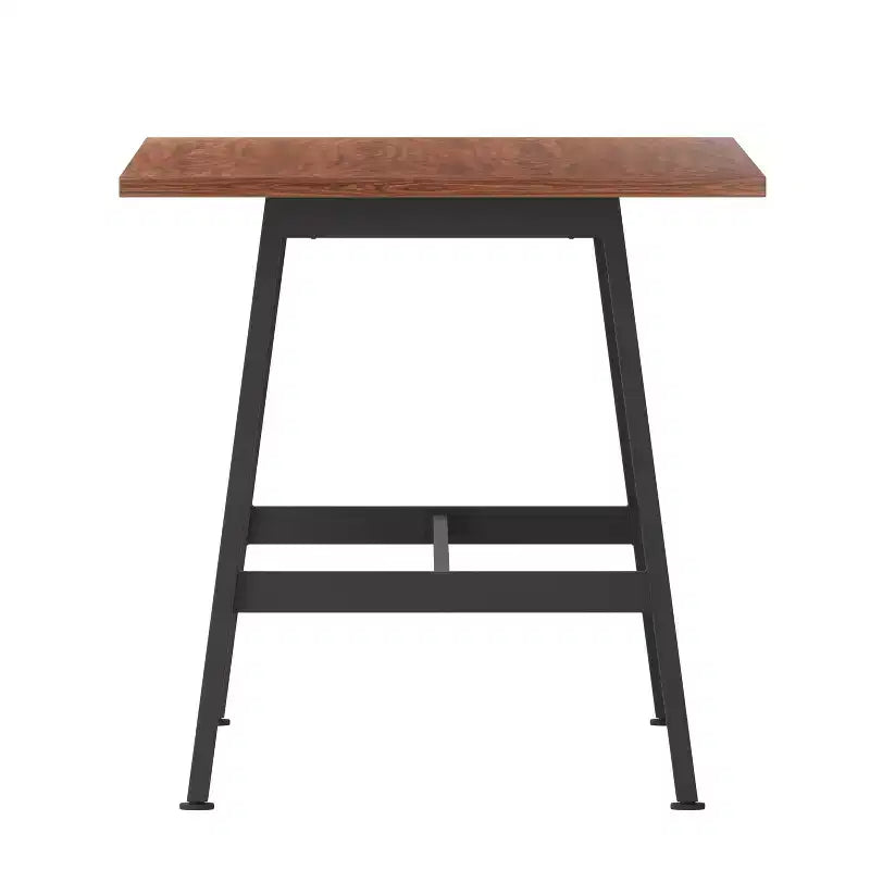 Tavolo da conferenza Flash Furniture Redmond Commercial 60x30 con piano in laminato a doppia faccia spesso 1" con bordo in PVC e base in acciaio resistente a forma di A