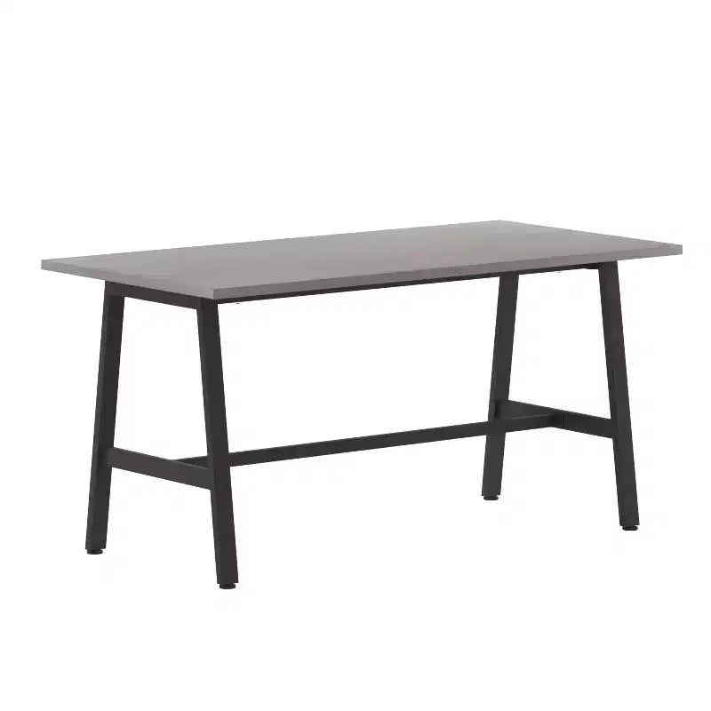 Tavolo da conferenza Flash Furniture Redmond Commercial 60x30 con piano in laminato a doppia faccia spesso 1" con bordo in PVC e base in acciaio resistente a forma di A