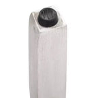 WestinTrends, Sgabello da bancone con seduta a sella imbottita (set da 2), 61 cm, bianco antico/beige