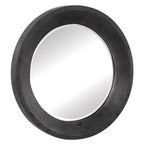 Specchio da parete rotondo oversize Uttermost Frazier grigio scuro 40
