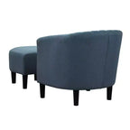 Poltrona accent Roosevelt con poggiapiedi Breighton Home