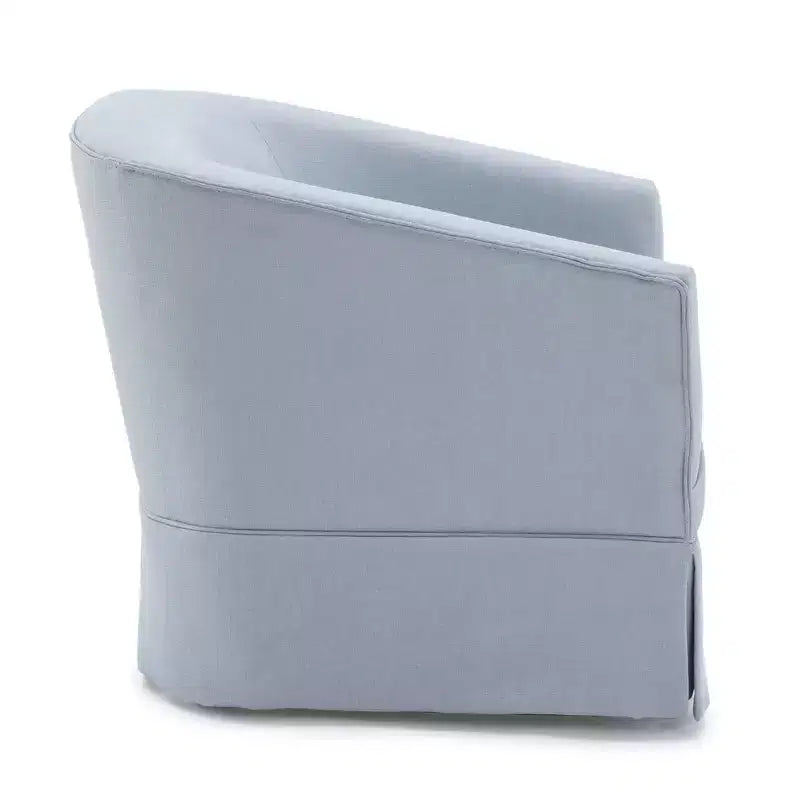 Poltrona girevole accentata Comfort Pointe Elm con base a gonna