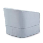 Poltrona girevole accentata Comfort Pointe Elm con base a gonna