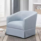 Poltrona girevole accentata Comfort Pointe Elm con base a gonna