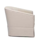 Poltrona girevole accentata Comfort Pointe Elm con base a gonna