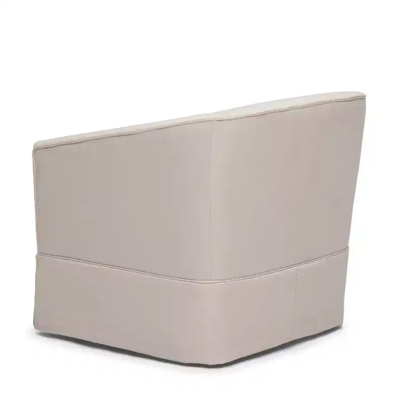 Poltrona girevole accentata Comfort Pointe Elm con base a gonna