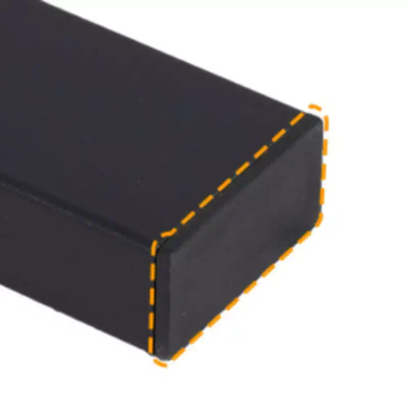 Letto a piattaforma Landdream con struttura in metallo e doghe in acciaio, nero, di 24/7 Shop At Home