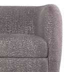 HOMES: Inside + Out Divanetto curvo Pinehush Boho in tessuto Bouclé da 63,75" con cuscini a molle insacchettate