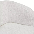 HOMES: Inside + Out Divanetto curvo Pinehush Boho in tessuto Bouclé da 63,75" con cuscini a molle insacchettate