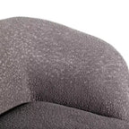 HOMES: Inside + Out Divano Boucle Curvo Pinehush Boho 85" con Cuscini a Molle Insacchettate