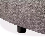 HOMES: Inside + Out Divano Boucle Curvo Pinehush Boho 85" con Cuscini a Molle Insacchettate