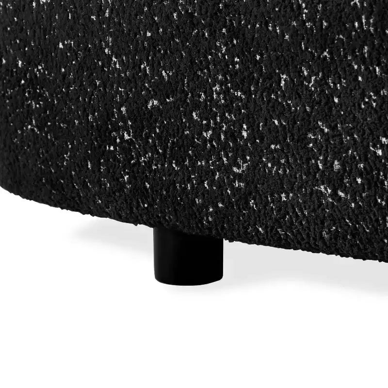 HOMES: Inside + Out Divano Boucle Curvo Pinehush Boho 85" con Cuscini a Molle Insacchettate