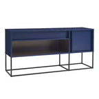 Mobile TV Tidehigh Modern 1 cassetto 24/7 Shop At Home per TV fino a 65 pollici con luci a LED