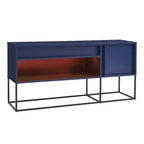 Mobile TV Tidehigh Modern 1 cassetto 24/7 Shop At Home per TV fino a 65 pollici con luci a LED