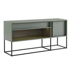 Mobile TV Tidehigh Modern 1 cassetto 24/7 Shop At Home per TV fino a 65 pollici con luci a LED