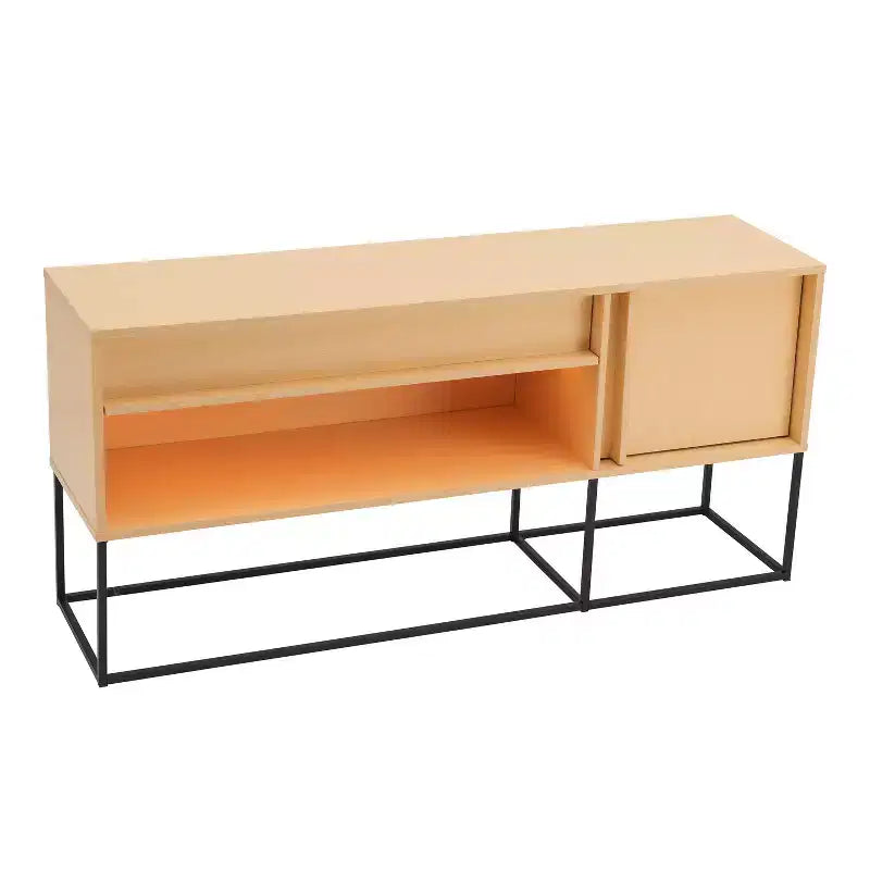 Mobile TV Tidehigh Modern 1 cassetto 24/7 Shop At Home per TV fino a 65 pollici con luci a LED
