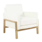 Poltrona d'accento con struttura in legno - HomePop
