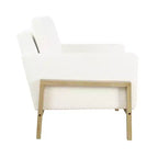 Poltrona d'accento con struttura in legno - HomePop