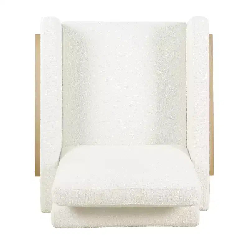 Poltrona d'accento con struttura in legno - HomePop