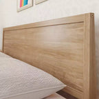 Max & Lily Letto matrimoniale, letto a piattaforma classico in legno massiccio con testiera a pannelli per bambini