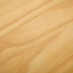 Tavolo da pranzo rotondo Plank+Beam, Tavolo da cucina in legno massello da 120 cm, Tavolo da fattoria per 4 persone