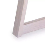 Tavolo da pranzo rotondo Plank+Beam, Tavolo da cucina in legno massello da 120 cm, Tavolo da fattoria per 4 persone