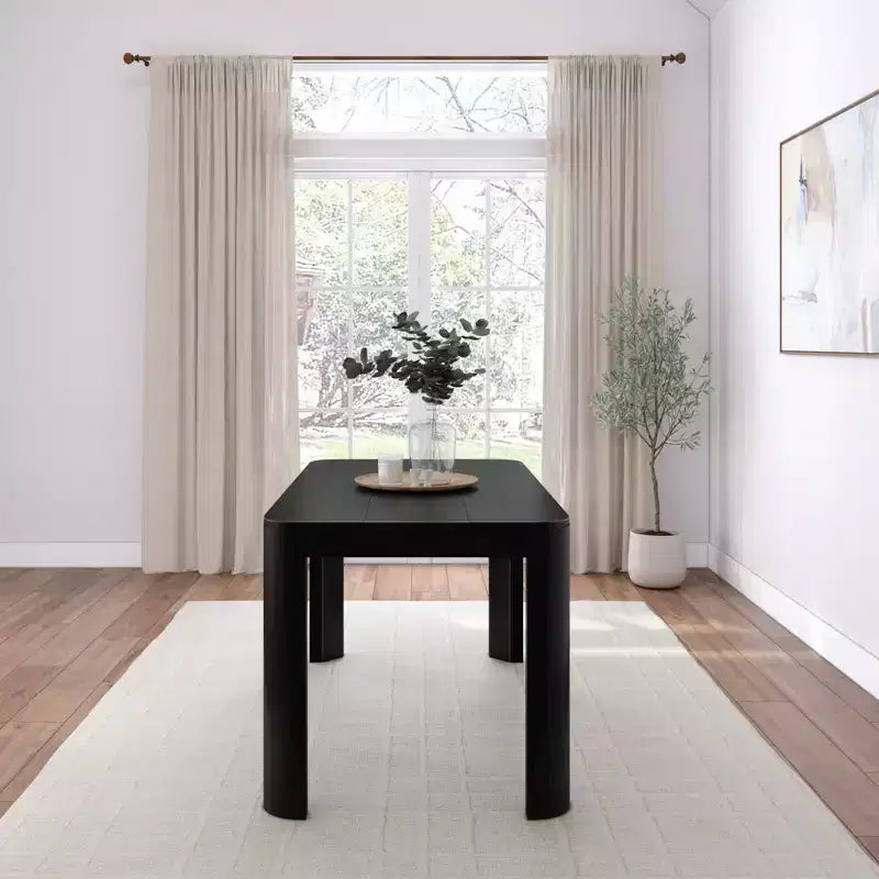 Tavolo da pranzo Plank+Beam Contour, 60 tavolo da cucina in legno massello per 4 persone