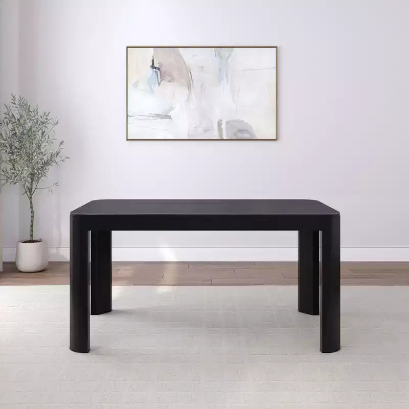 Tavolo da pranzo Plank+Beam Contour, 60 tavolo da cucina in legno massello per 4 persone