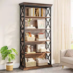 Tribesigns Scaffale a 6 Livelli da 180 cm, Libreria Verticale a Colonna