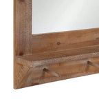 Specchio da parete incorniciato con mensola e ganci Cates 42 x 27 - Kate & Laurel All Things Decor