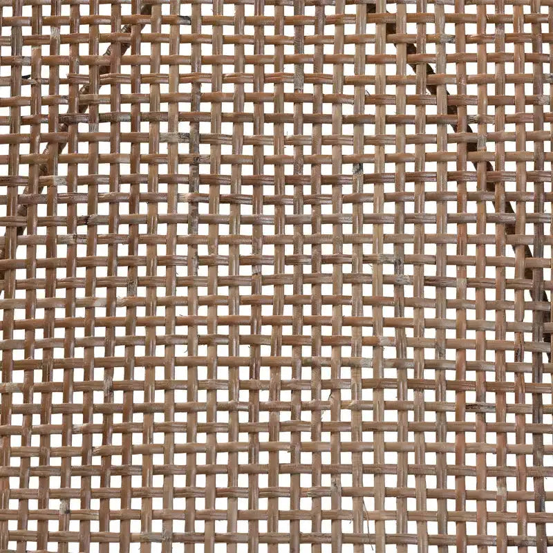 bali & pari Sabelle Set di Sedie da Pranzo in Rattan Lavato Grigio e Metallo Japandi