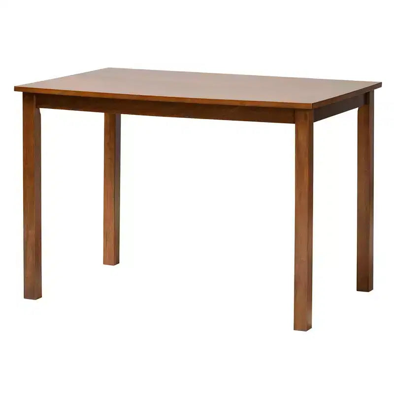 Set da pranzo moderno Genesis Baxton Studio in tessuto e legno