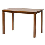 Set da pranzo moderno Genesis Baxton Studio in tessuto e legno