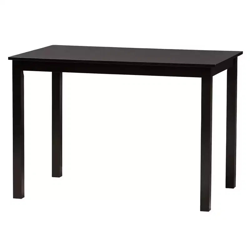 Set da pranzo moderno Genesis Baxton Studio in tessuto e legno