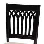 Set da pranzo moderno Genesis Baxton Studio in tessuto e legno