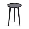 Kate and Laurel Alezar Scallop Wood Side Table