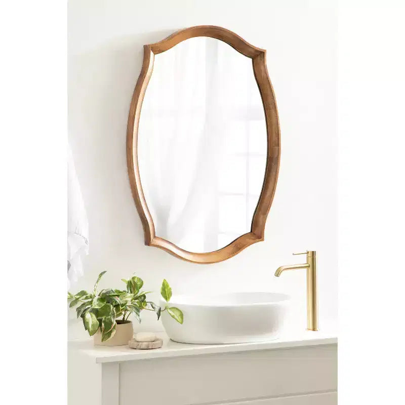 Kate & Laurel All Things Decor Specchio da parete smerlato Hatherleigh 24x34