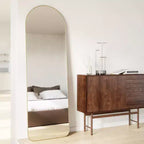 Specchio decorativo da parete obliquo 20 x 62 Hubba ad arco - Umbra