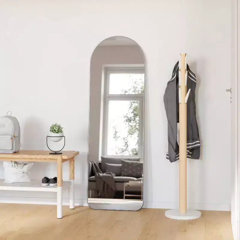 Specchio decorativo da parete obliquo 20 x 62 Hubba ad arco - Umbra