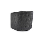 Signature Design by Ashley Poltrona Girevole Accent Brentlow, Nera Effetto Invecchiato