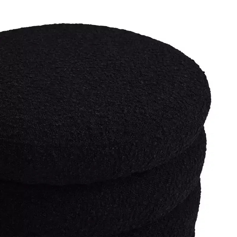 Jennifer Taylor Home Fuji Pouf Contenitore Rotondo Extra Large da 19 pollici