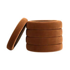 Jennifer Taylor Home Fuji Pouf Contenitore Rotondo Extra Large da 19 pollici