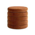 Jennifer Taylor Home Fuji 19 inch Oversized Round Storage Ottoman