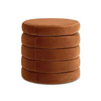 Jennifer Taylor Home Fuji 19 inch Oversized Round Storage Ottoman